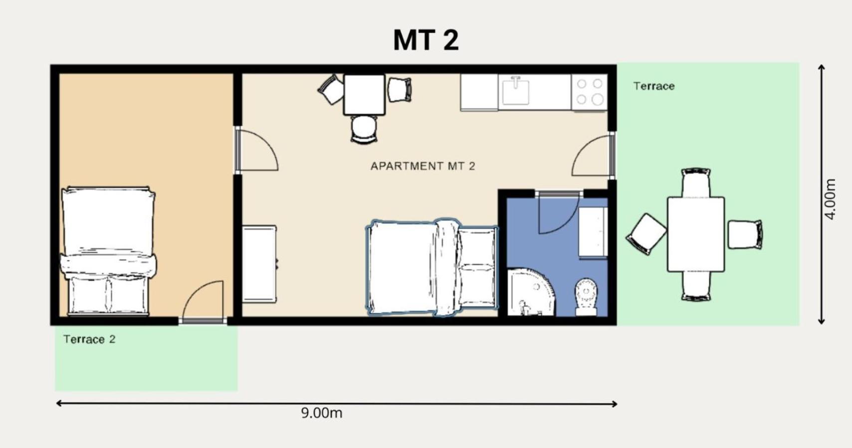 Studio Apartments Mt Smrika Exterior foto