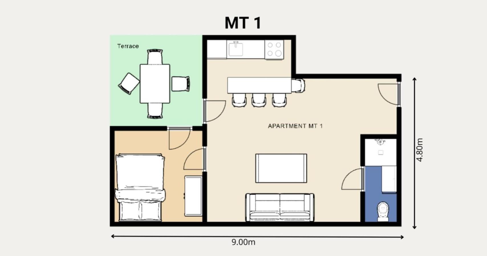Studio Apartments Mt Smrika Exterior foto